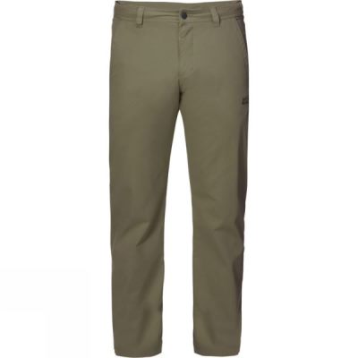 Pantalones Jack Wolfskin Drake Hombre - Verde Oliva - Chile XDN265904